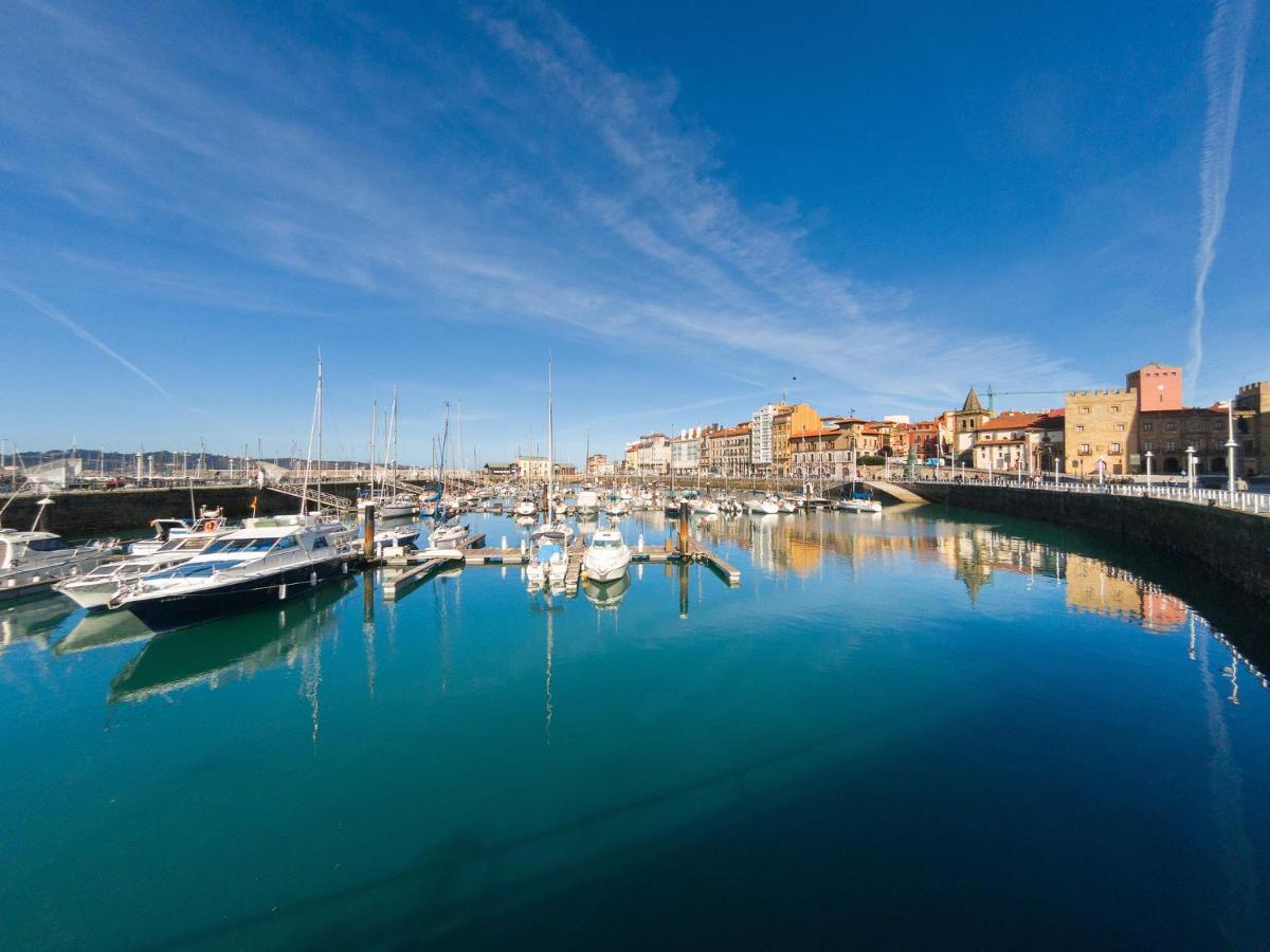Precioso apartamento Centro Gijón Playa a estrenar obra nueva Exterior foto